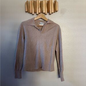 Vintage Brentwood Wool Collared Sweater sz 38/small